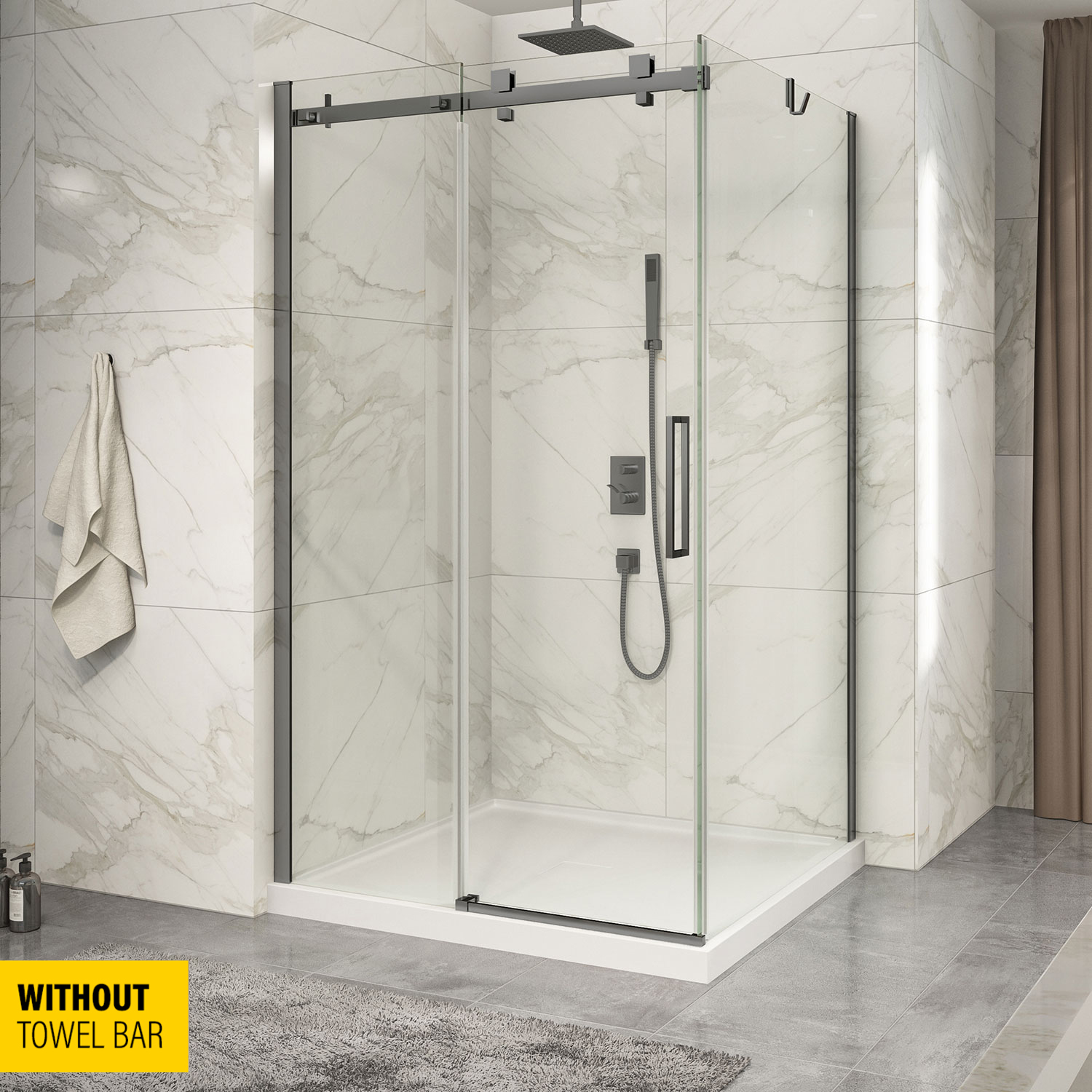 祝開店！大放出セール開催中 in 42, x 48 Slate base Shower a left the on wall corner, その他